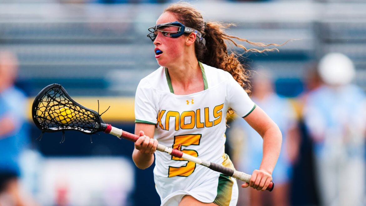 Lucia Nash (5) of Morris Knolls.