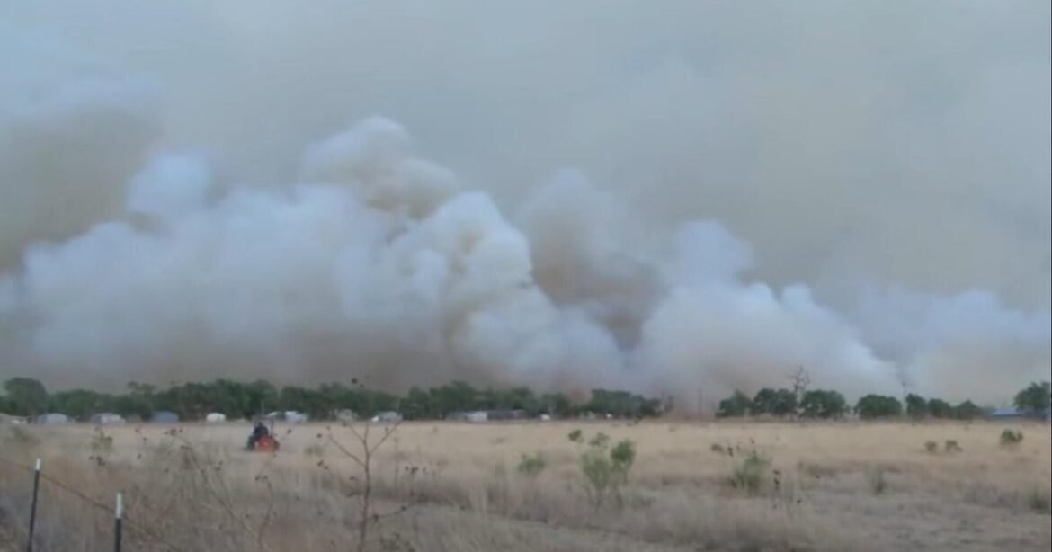 Multiple wildfires burning in Texas Panhandle