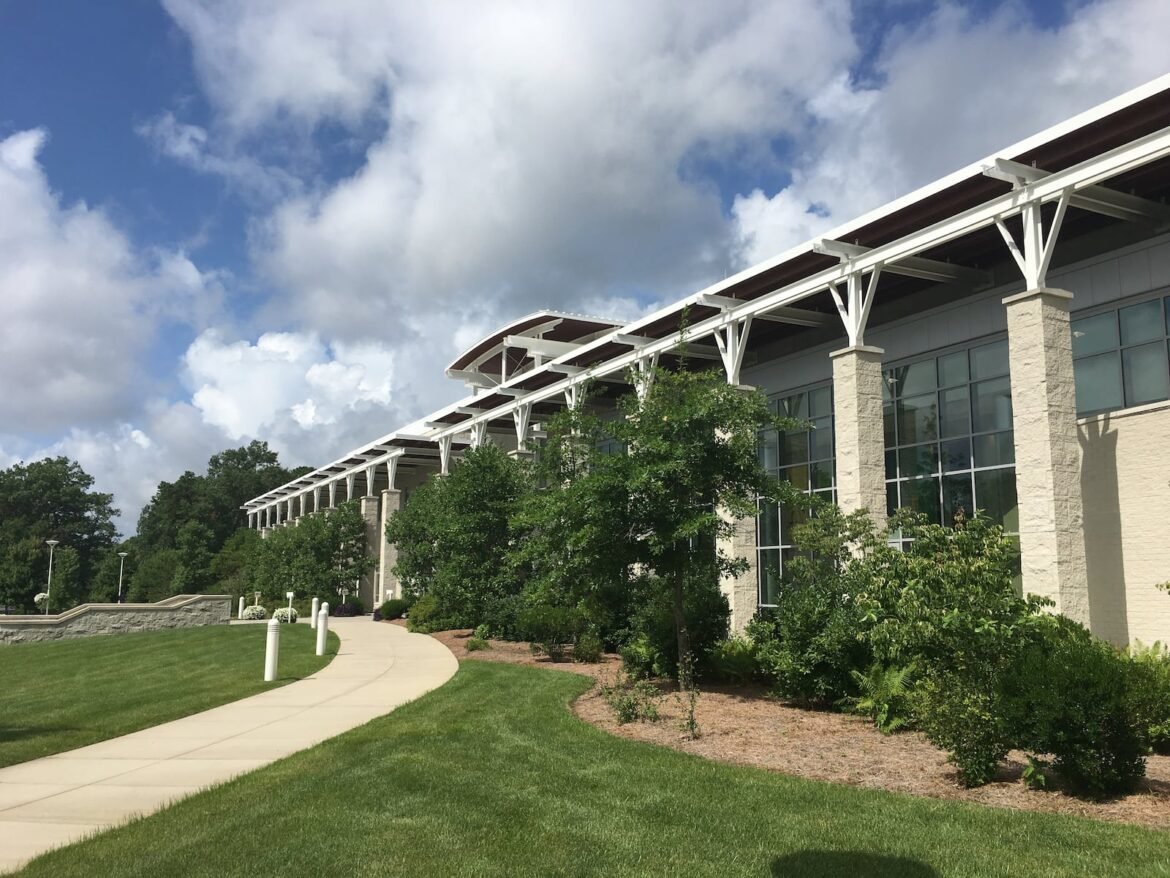 A New Jersey public university is asking some employees to consider voluntary separation offers. Campus center in Galloway Township, Atlantic County. (Matt Gray | For NJ.com)
