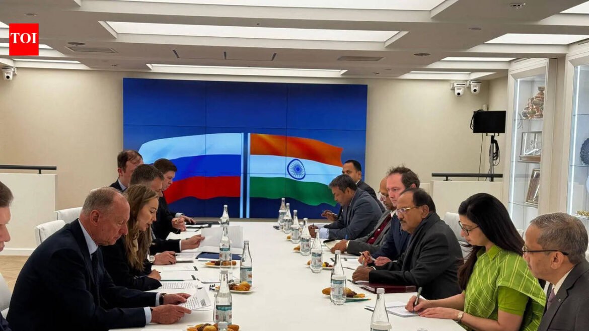 NSA Ajit Doval, Russian Presidential aide...