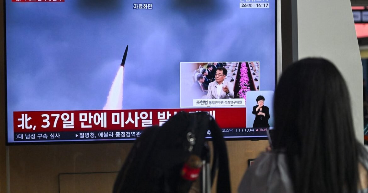 North Korea fires short-range ballistic missile and other weapons toward sea, South says, in latest weapons demo by Pyongyang this year