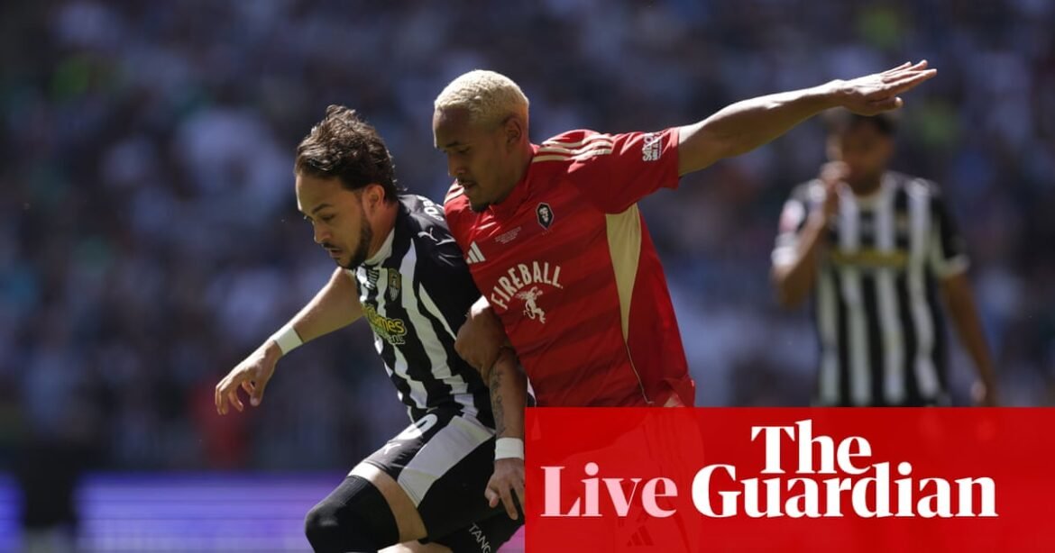 Notts County v Salford: League Two playoff final – live | League Two