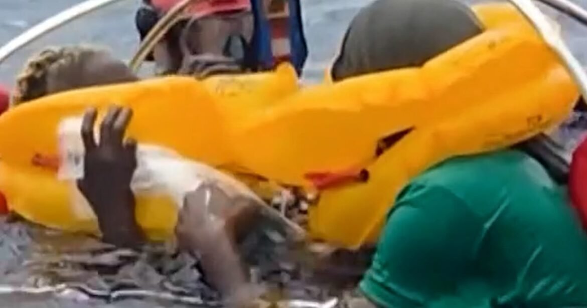 Passengers rescued after plane crashes in the Atlantic