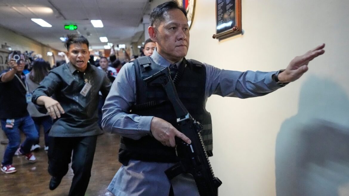 Philippine senator wanted by International Criminal Court flees Senate : NPR