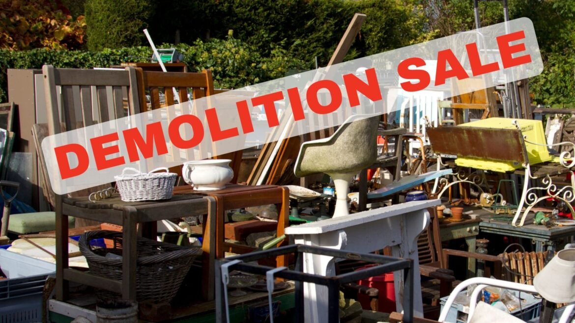 Jersey Shore home demolition sales are happening this weekend.