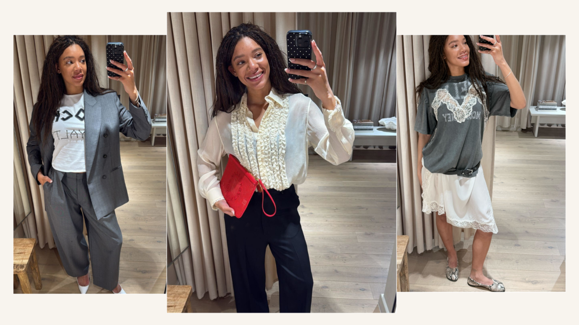 Imani wearing the H&amp;M stella mccartney collection