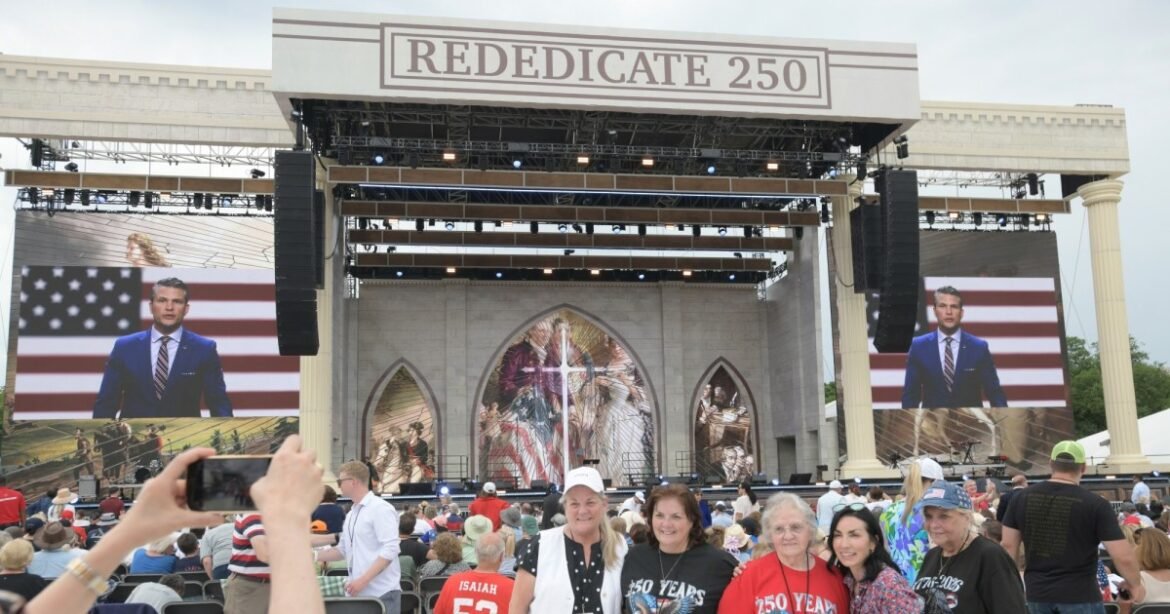 Trump Begins Branding America’s 250th Anniversary as a Christian Celebration – Mother Jones
