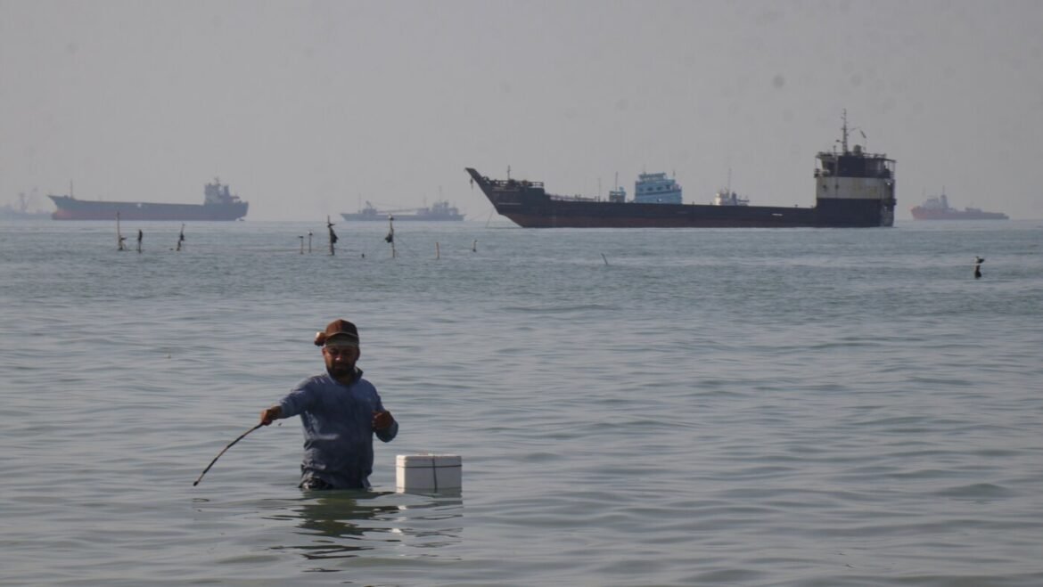 Trump says the U.S will 'guide' stranded ships from the Strait of Hormuz : NPR