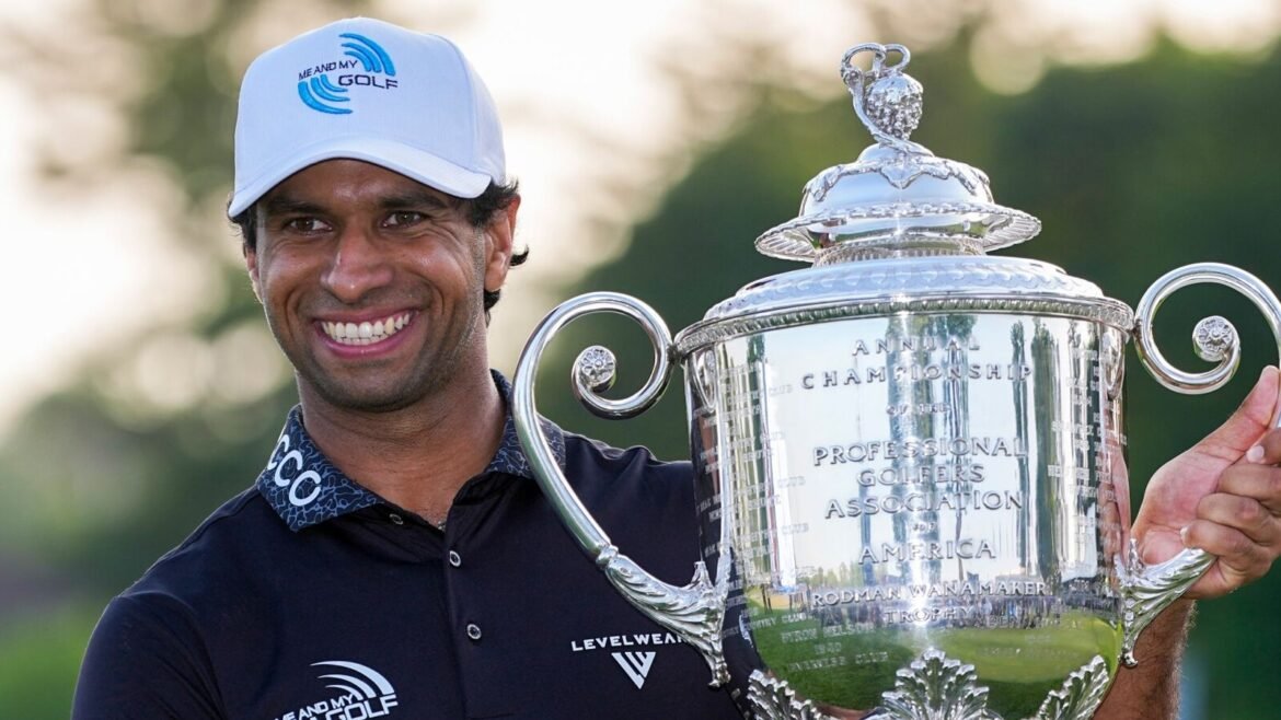Who is Aaron Rai? How humble English golfer rose to win the PGA Championship and why he wears two gloves | Golf News