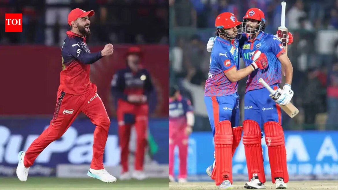 With 8 matches to go, RCB officially qualify; DC’s chances rise to 19.5% — odds for each team explained