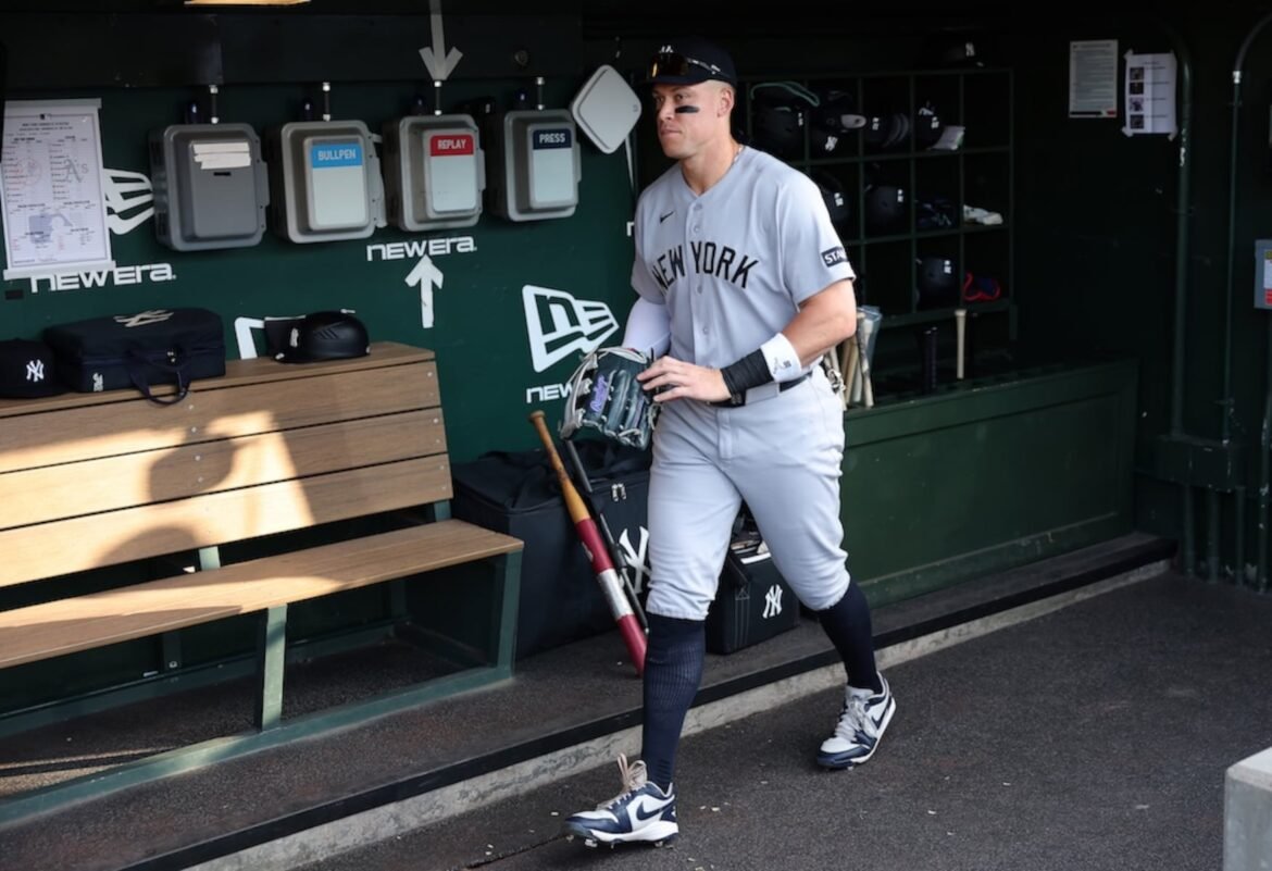 With a few choice words, Aaron Judge woke up the Yankees before the third inning on Sunday, and they responded with a 13-run rally that keyed a 13-8 win over the Athletics.