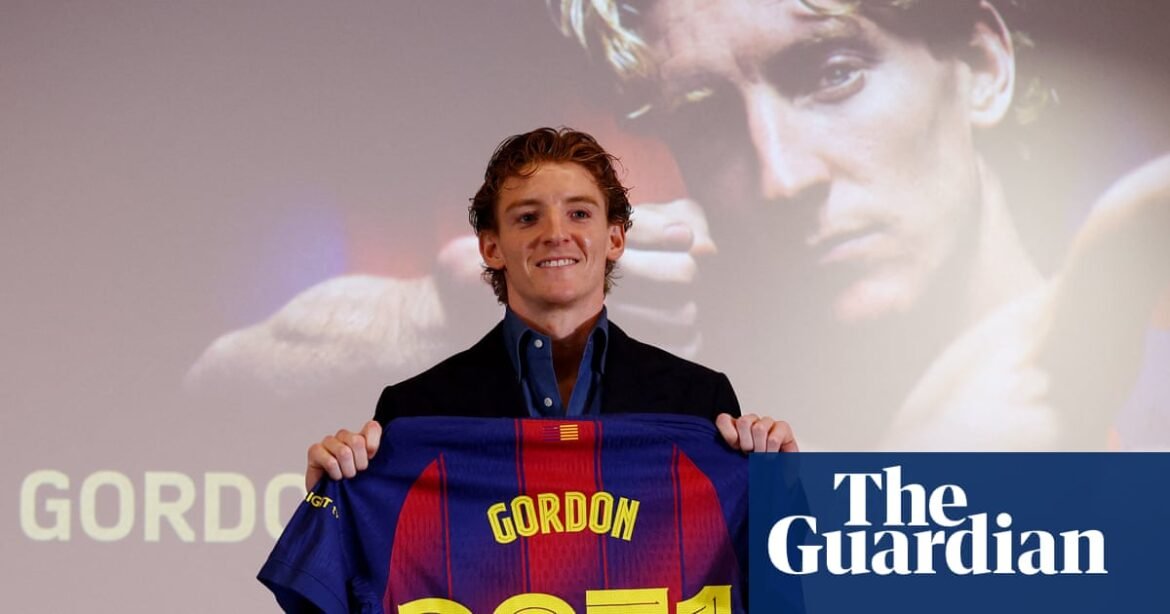 ‘There’s a burning fire in my belly’: Anthony Gordon signs for Barcelona from Newcastle in £69.3m deal | Barcelona