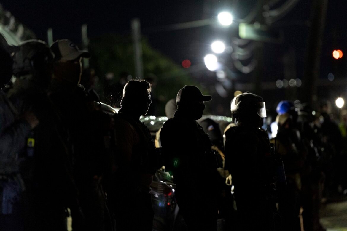 After curfew set outside Newark migrant jail, numerous protesters arrested • New Jersey Monitor