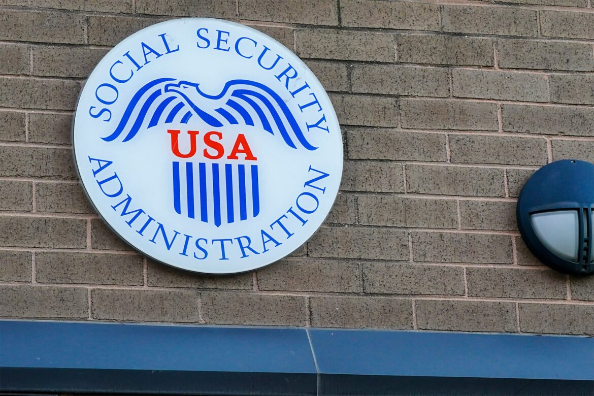 A view of the New York State Social Security Administration ibuilding.