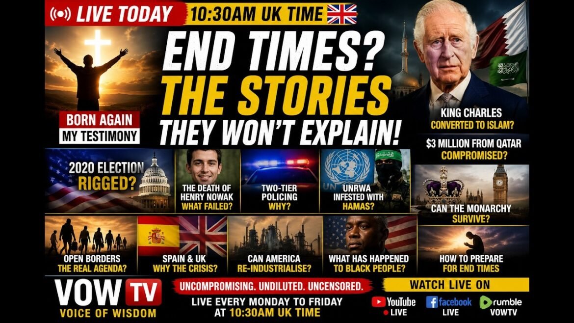 BREAKING NEWS & PROPHECY LIVE | Rigged Elections? Open Borders? Monarchy Crisis? End Times & More!