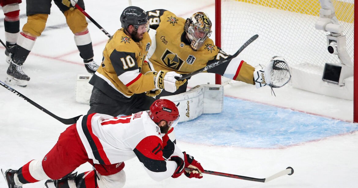 Carolina claims Game 4 in back-and-forth Stanley Cup Final