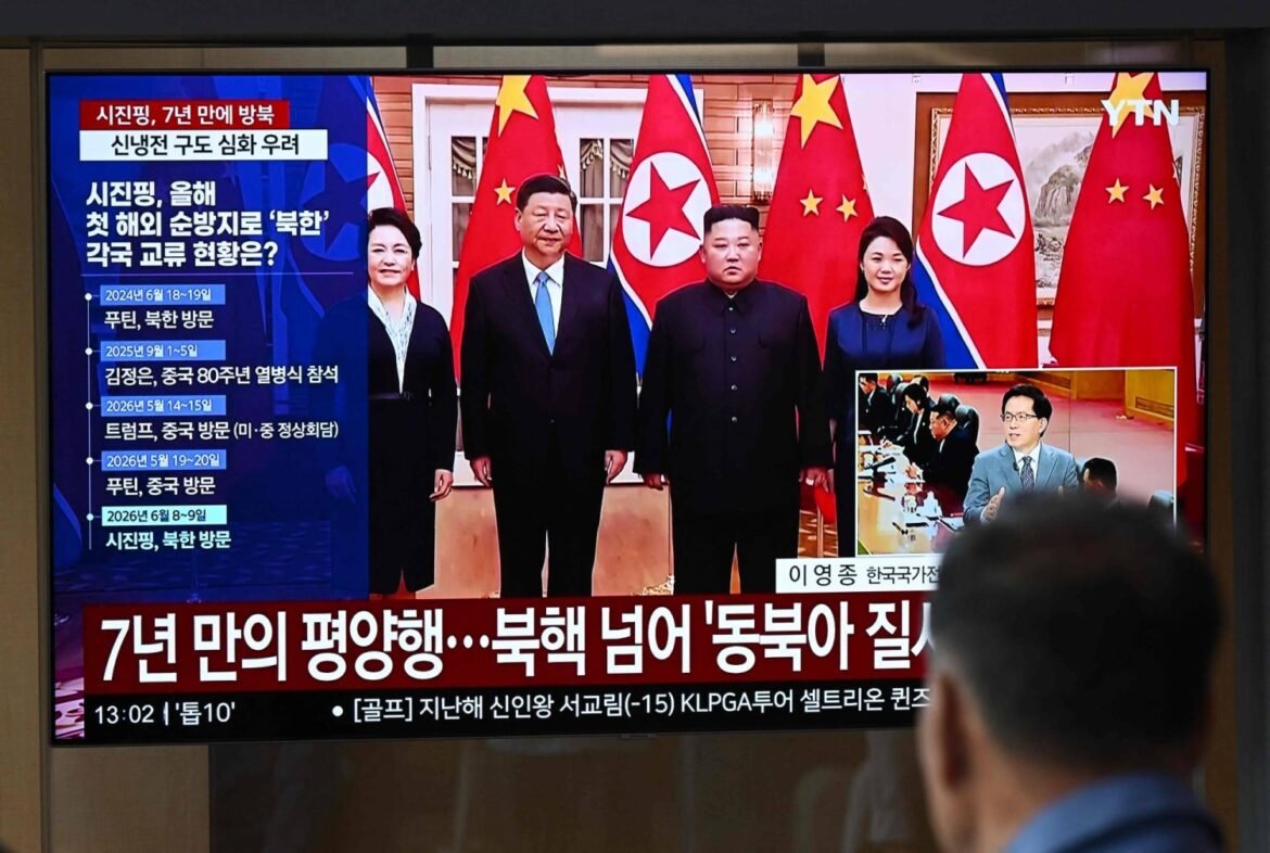 China’s Xi visits North Korea for rare summit with Kim
