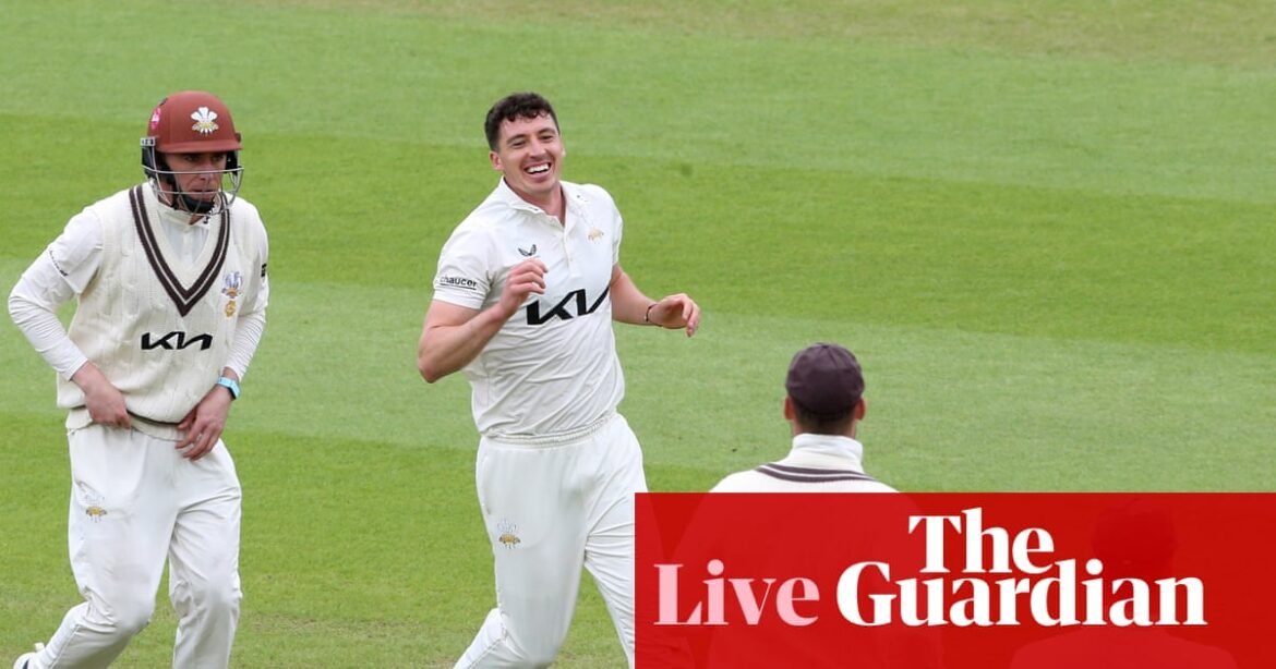 County cricket: Surrey v Hampshire day two – live | Cricket