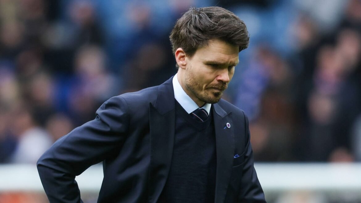 Danny Rohl was in charge at Rangers for less than eight months