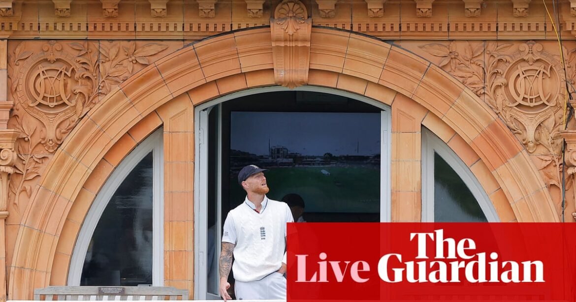England v New Zealand: first men’s cricket Test, rain stops play on day three – live | England v New Zealand 2026