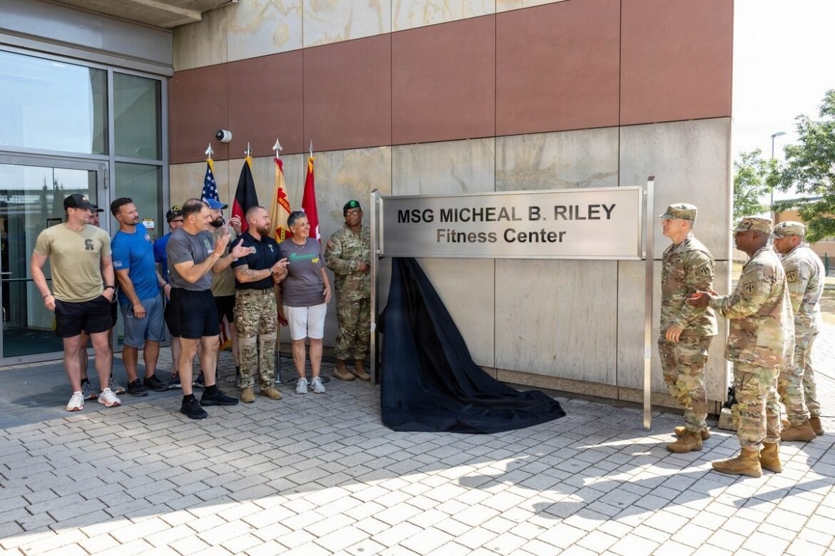 Honoring one of their own: Garrison Wiesbaden dedicates Fitness Center to MSG Michael B. Riley | Article