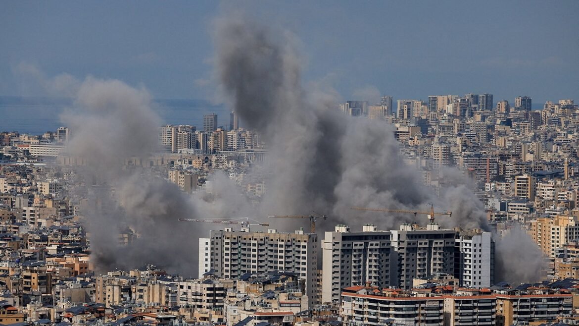 Israel strikes Hezbollah in Beirut after ceasefire violated by rockets