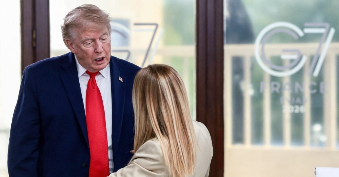 Italy's Prime Minister Says Trump ‘Totally Invented' Story That She Begged Him For Photo