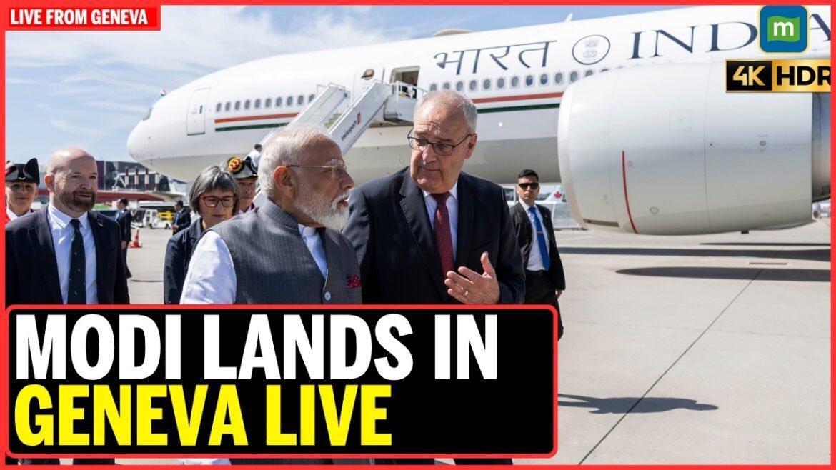 LIVE: PM MODI ARRIVES IN GENEVA for G7 Summit!  Trump To Meet PM Modi Ahead Of Iran Peace Deal