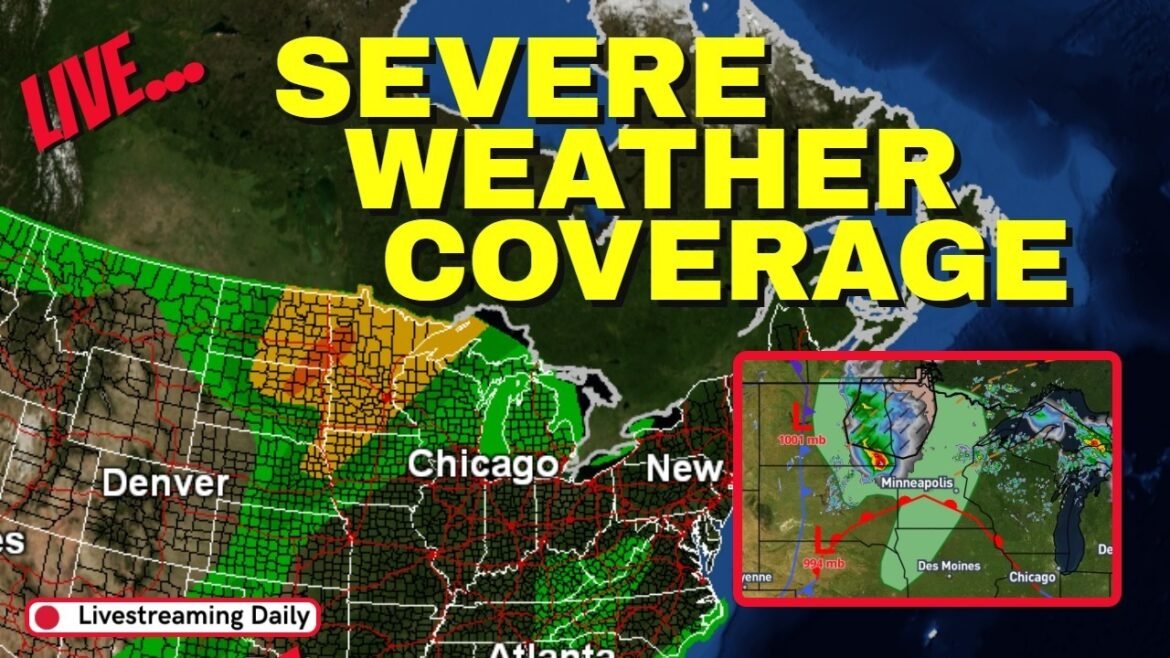 LIVE: Tornado Warnings! - Texas and Northern Plains Storms! - Severe Weather Coverage!
