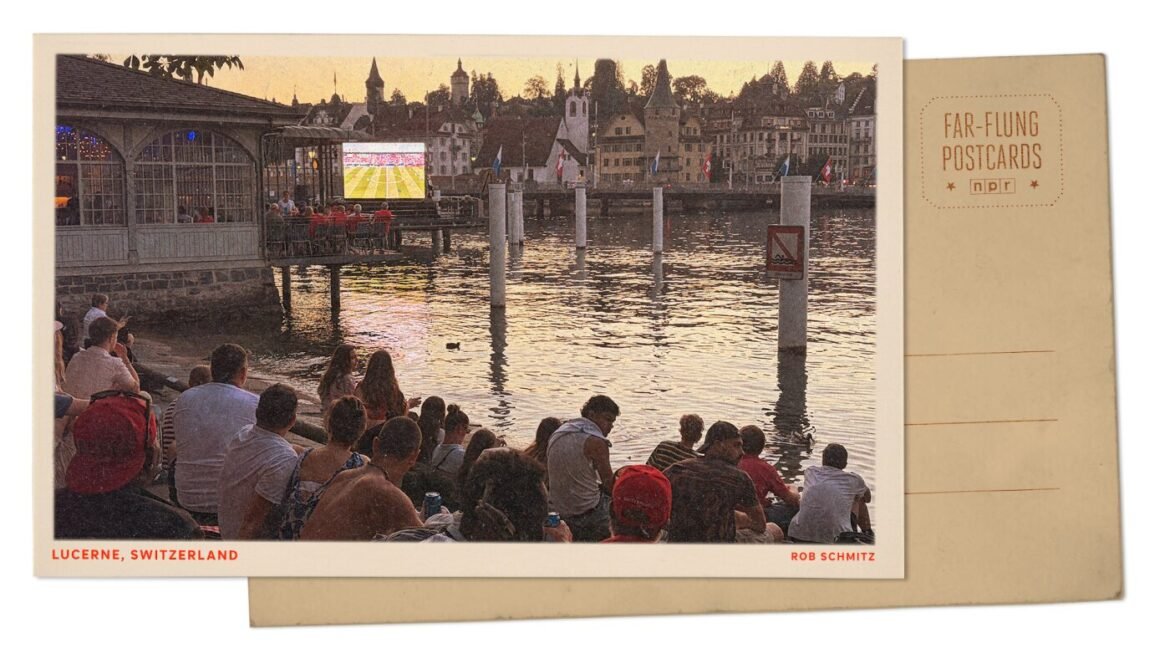 Lucerne, Switzerland, watching World Cup in heat : NPR