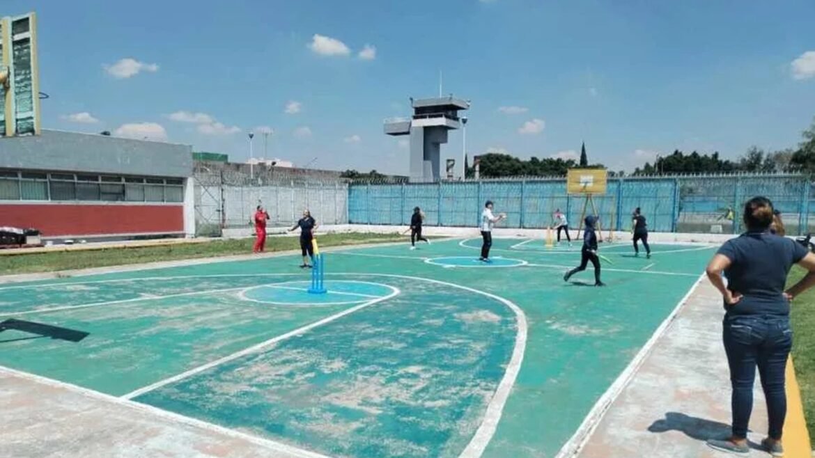 Basketball courts became makeshift pitches. Barren land was turned into small grounds. Inmates began looking forward to breaks when they could play. (Image via special arrangement)
