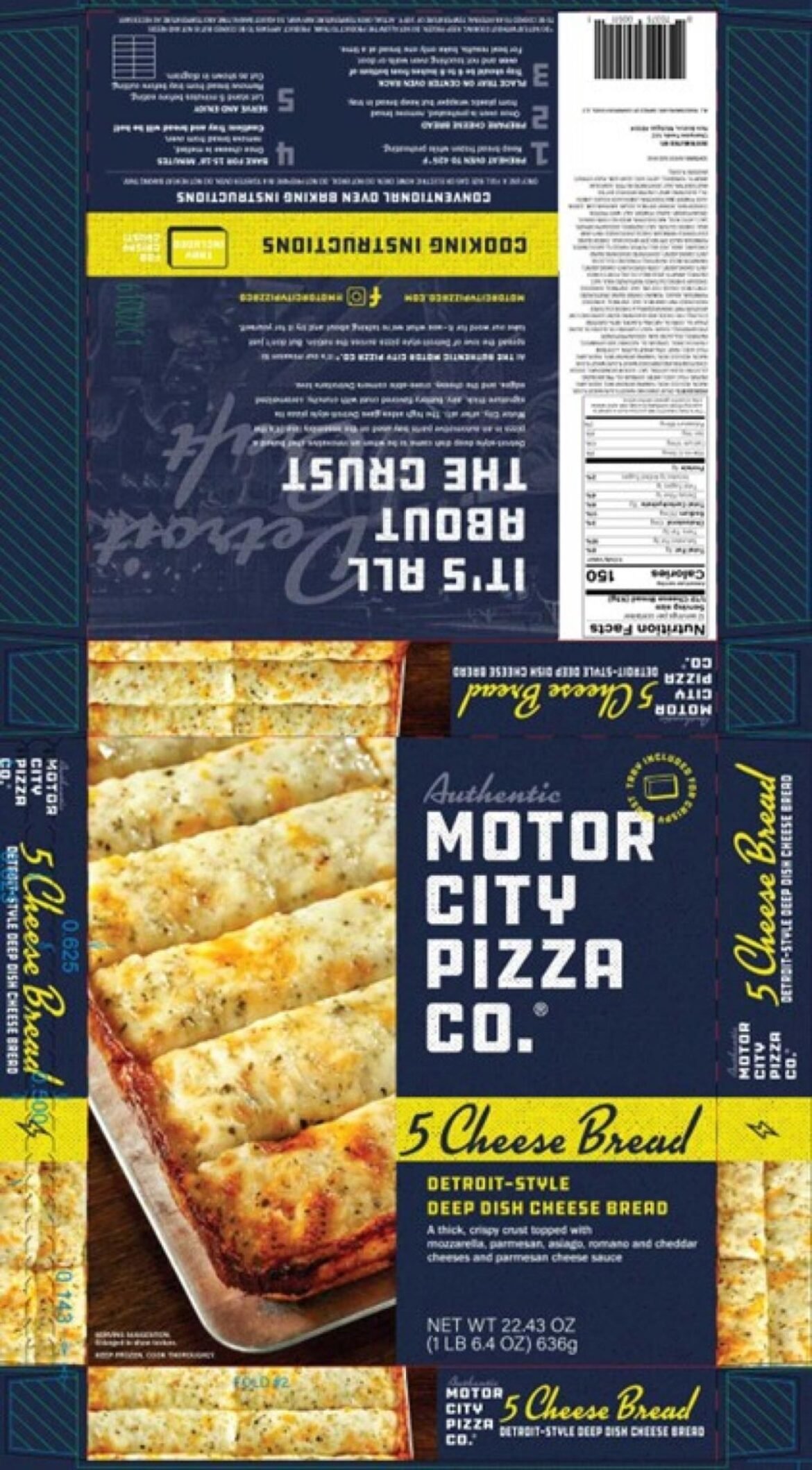 Motor City Pizza Co. Cheese Bread Sold at Walmart Recalled Over Potential Salmonella