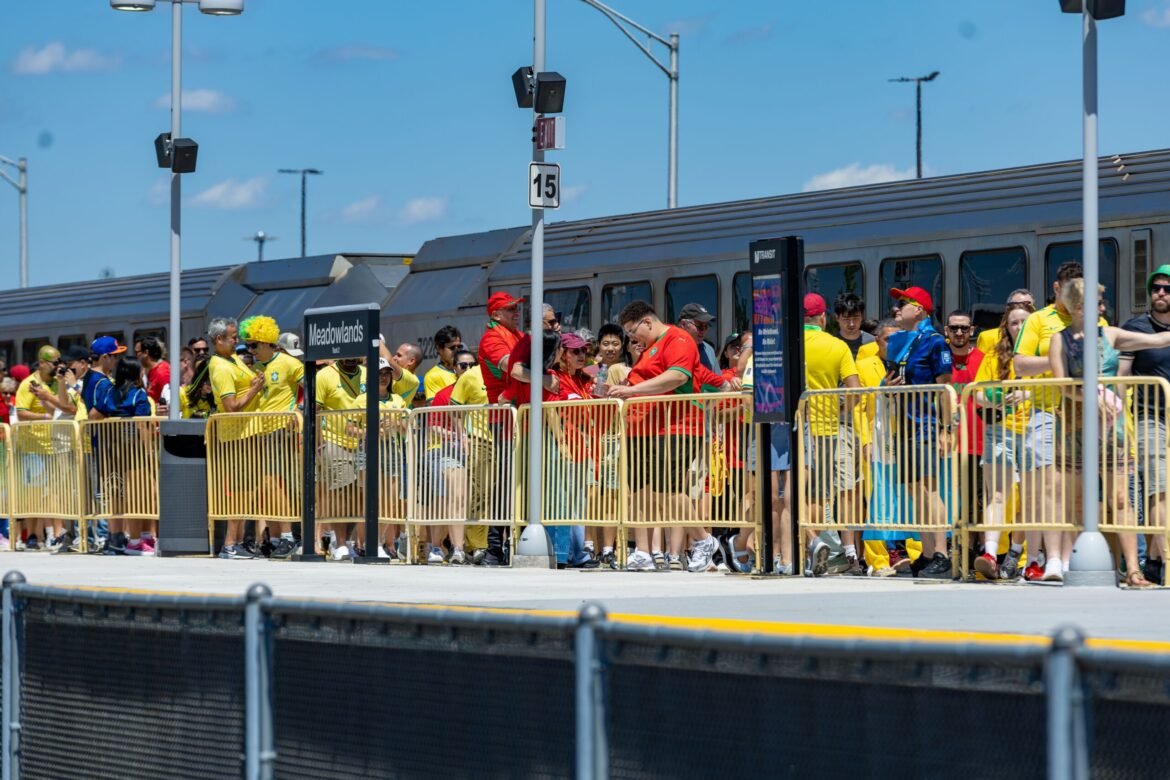 NJ Transit falls short of 40,000 fans for first World Cup game train