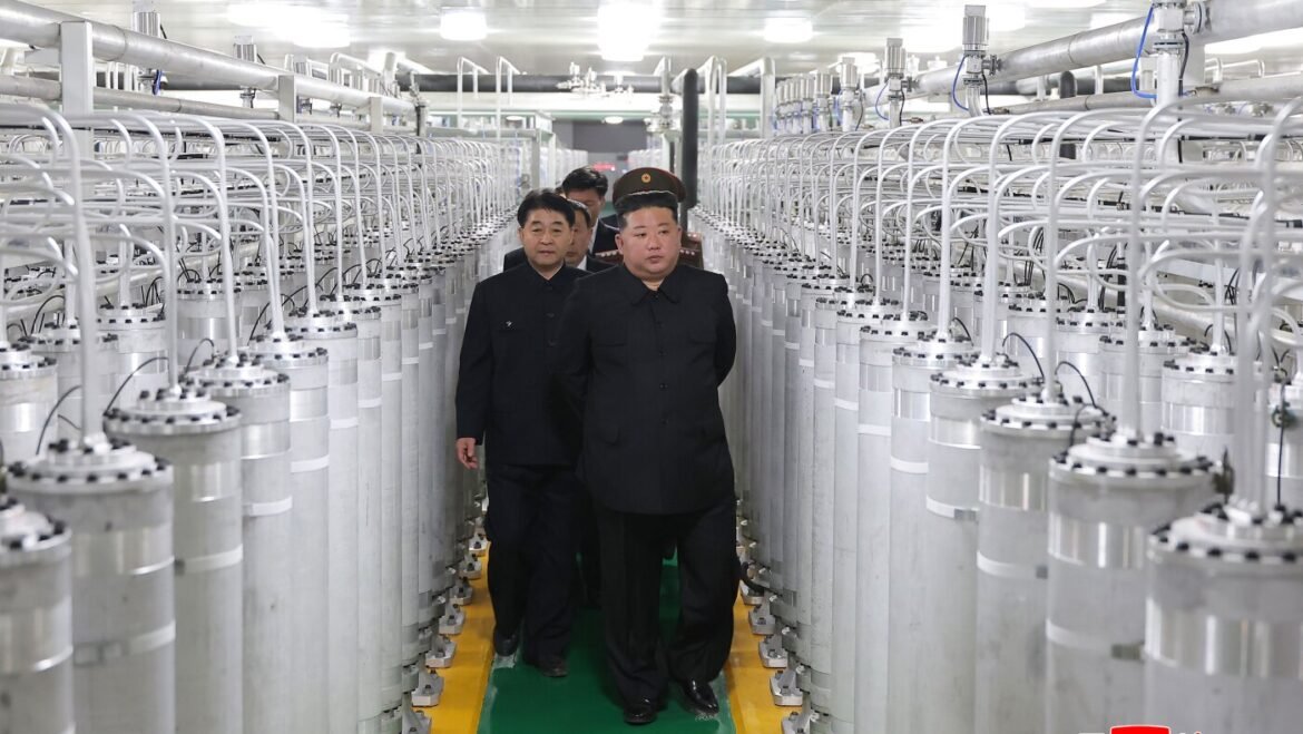 North Korea unveils a new plant to produce fuel for nuclear weapons : NPR