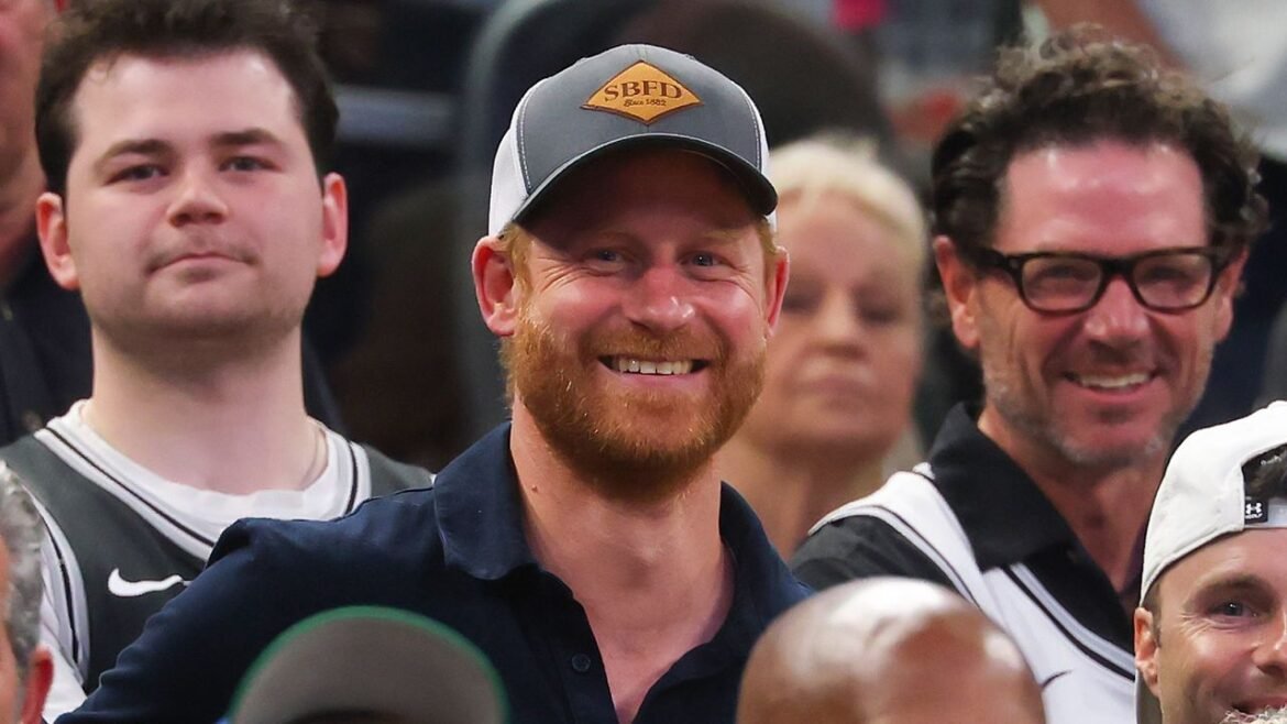 Prince Harry Swaps Trooping the Colour for the NBA Finals Championship Game