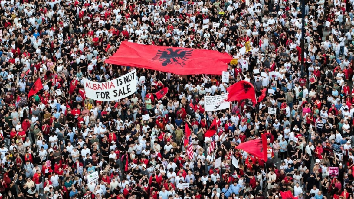 Protests in Albania continue against Kushner-linked luxury resort : NPR