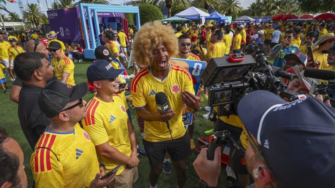 Scenes from Colombia’s first-ever World Cup match against Portugal
