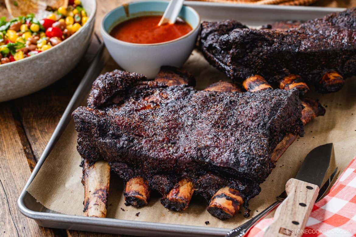Smoked Beef Ribs • Just One Cookbook