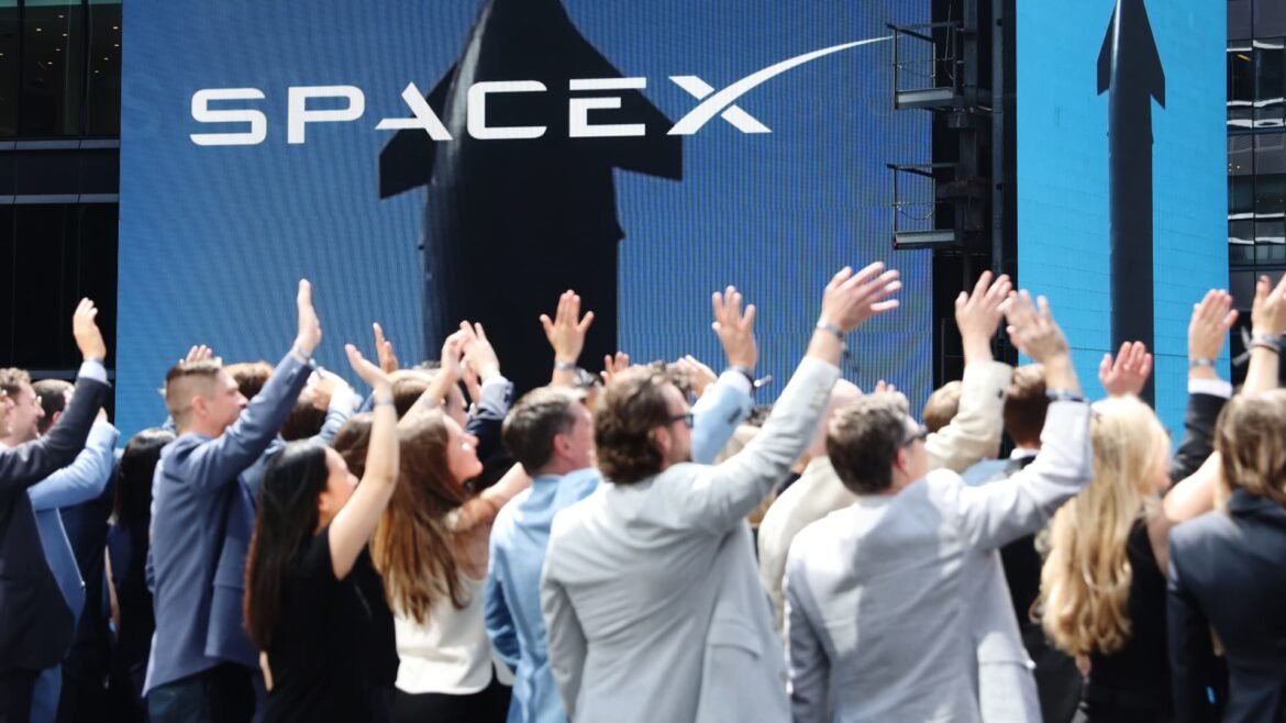 SpaceX set to pass Amazon market cap as stock rises 3%