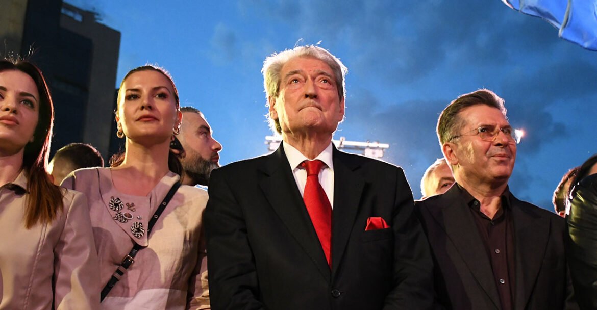 The U.S. State Department dropped sanctions against Sali Berisha, the opposition leader in Albania who is a longtime opponent of George Soros.