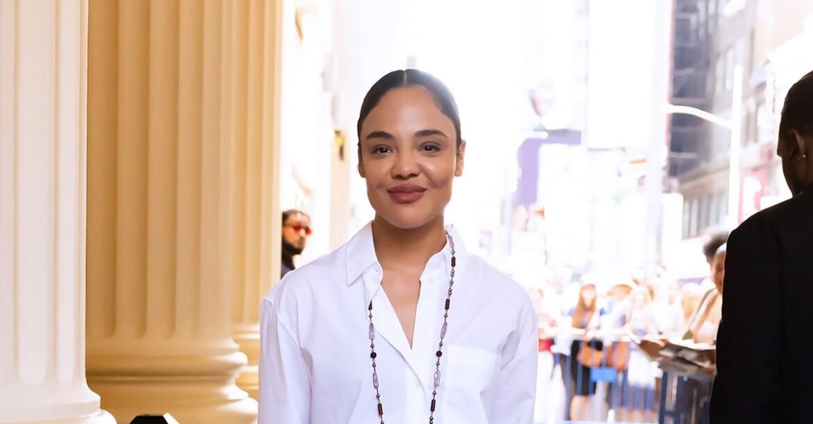 Tessa Thompson Just Made Capri Leggings Look Dressy