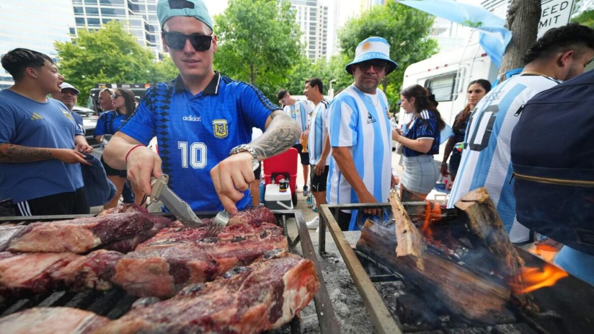 There's a beef about beef at the World Cup : NPR