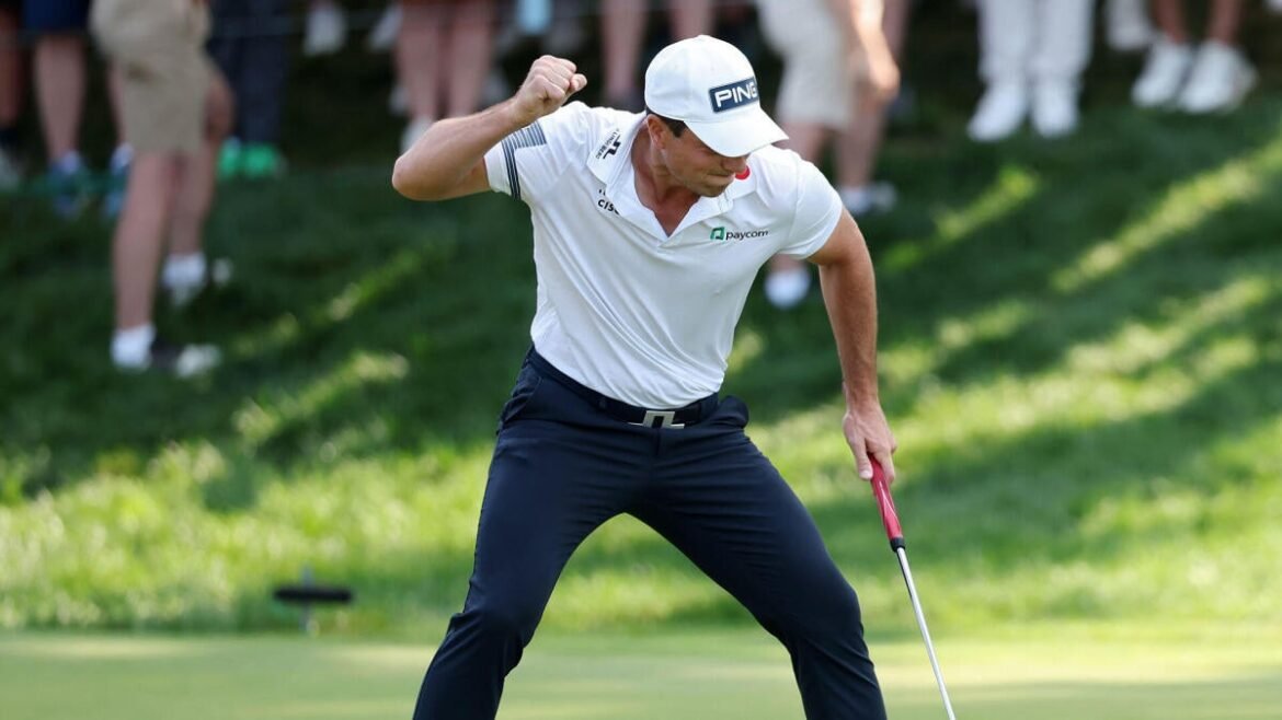 Viktor Hovland edges Scottie Scheffler in 2026 Travelers Championship playoff