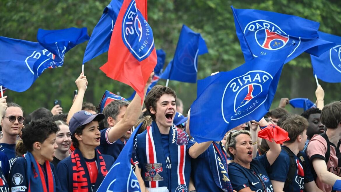 Violent clashes give way to peaceful PSG parade : NPR
