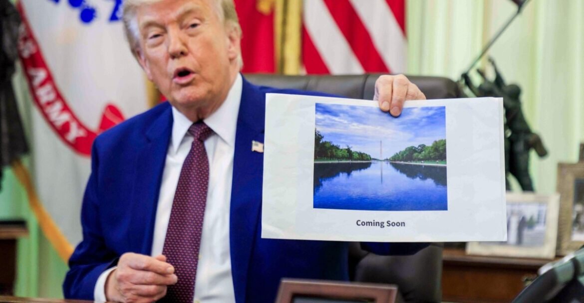 What the Reflecting Pool reflects about Trump