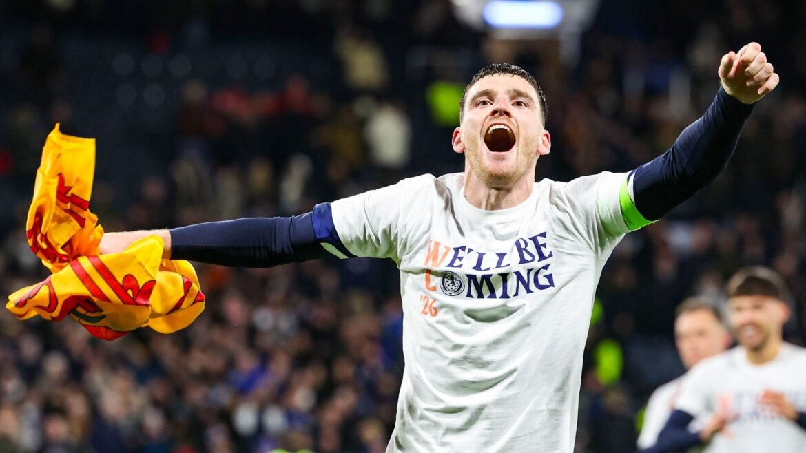 Andy Robertson will captain Scotland at their first World Cup since 1998