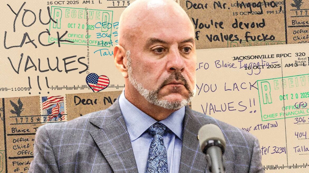 77-year-old Florida veteran investigated for sending an official a postcard saying 'you lack values'