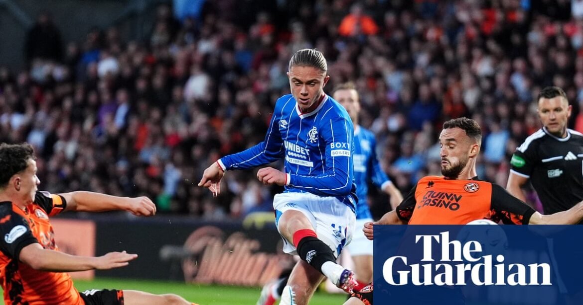 Aasgaard strikes as Rangers start McInnes era with draw at Dundee United | Scottish Premiership