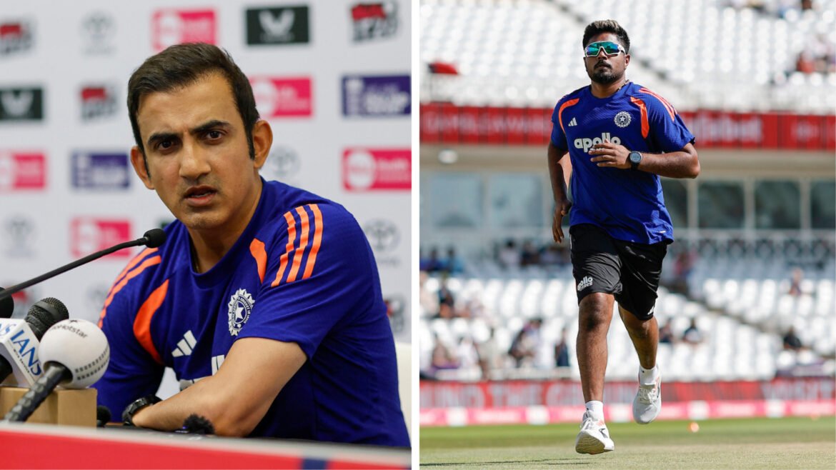 After India's defeat in Nottingham, Gautam Gambhir opened up about Sanju Samson's exclusion. (CREIMAS)