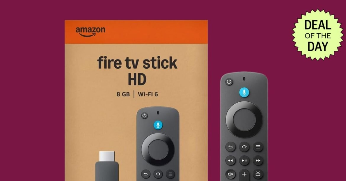 Amazon’s Fire TV Stick HD Is on Sale for $20 For a Limited Time